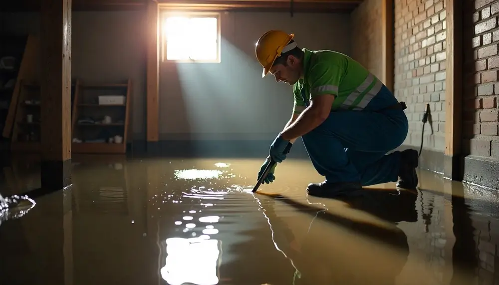Professional water damage restoration services in Iron Ridge, WI